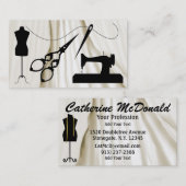 Seriengröße Nähen/Mode/Naht Visitenkarte (Vorne/Hinten)