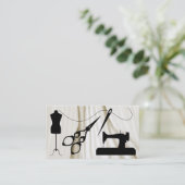 Seriengröße Nähen/Mode/Naht Visitenkarte (Stehend Vorderseite)