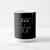 Serienmörder Parallelmörder Elektroschock Kaffeetasse (Mittel)