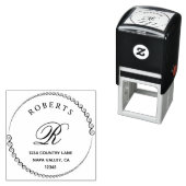 Serienname und Selbstfärbung der klassischen Monog Permastempel (Beispiel)