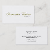 Seriennummer 2 visitenkarte (Vorne/Hinten)