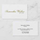 Seriennummer 2 visitenkarte (Vorne/Hinten)