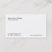 Seriennummer / Pinseltextur (Guava) Visitenkarte (Rückseite)