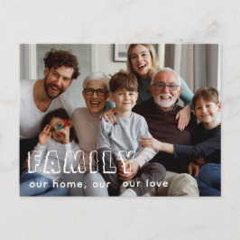 Serienskriptklassenkorb Postkarte