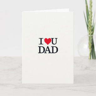 Serif Ich liebe dich Papa Karte