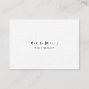 Serif-Schriftart Klassisch Einfach Professionell L Visitenkarte