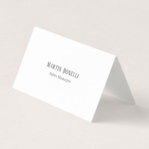 Serif-Schriftart Klassisch Einfach Professionell L Visitenkarten
