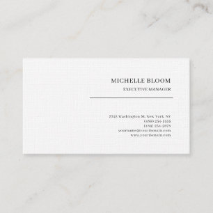 Serif-Schriftart schlicht einfach professionell mi Visitenkarte