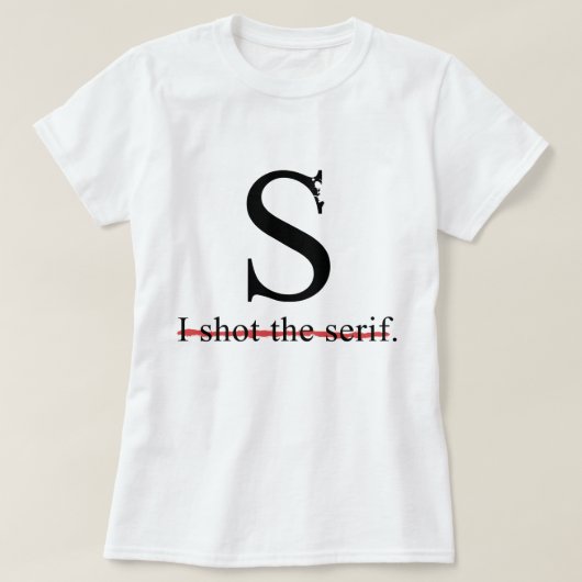 Serif T-Shirt (Design vorne)