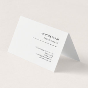 Serifenschrift einfach professionell minimalistisc visitenkarten