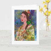 Serina LeeMarie's kreatives Design Karte (Gelbe Blume)