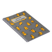 Seriös Funny Yoga Cats Notizblock (Rechte Seite)