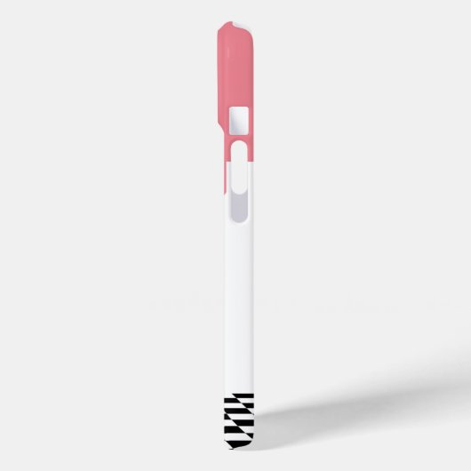 Seriös glückliches iPhone 15 Fall Case-Mate iPhone Hülle (Rückseite / Links)