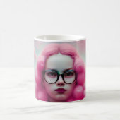 Seriös rosa Haare Kaffeetasse (Mittel)