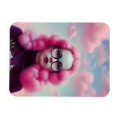 Seriös rosa Haare Magnet (Horizontal)