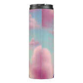 Seriös rosa Haare Thermosbecher (Rückseite)