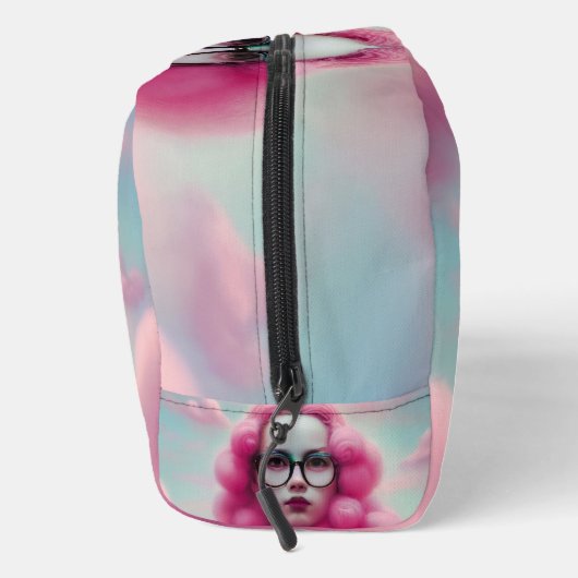 Seriös rosa Haare Waschbeutel (Rechts)