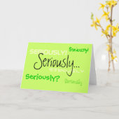 Seriöse Grußkarte Karte (Gelbe Blume)