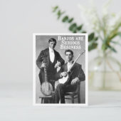 Seriöse Visitenkarte Postkarte (Stehend Vorderseite)