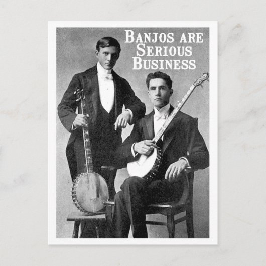 Seriöse Visitenkarte Postkarte (Vorderseite)