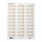 Seriöses Beige Minimalistisches Wasserfarben-Desig (Vorne)