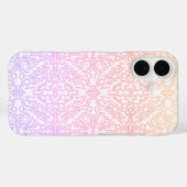 Seriöses Lavendel- und Minz-Mandala-Geometrie-Kach Case-Mate iPhone Hülle (Rückseite (Horizontal))