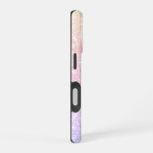 Seriöses Lavendel- und Minz-Mandala-Geometrie-Kach iPhone 16 Hülle (Rechte Seite)