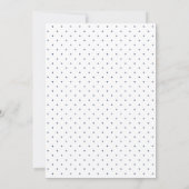 Seriöses weißes Script Bautizo-Fotodesign Einladung (Rückseite)