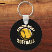 Serious About Softll Funny _2  Schlüsselanhänger (Vorderseite)