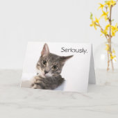 Serious Buster Birthday Karte (Gelbe Blume)