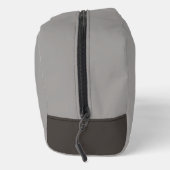 Serious Classic Minimal Simple Grey Waschbeutel (Rechts)