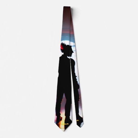 Serious Clown Neck Tie Krawatte (Vorderseite)