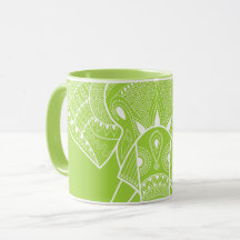 Serious Elephant Green - 10 oz Combo Tasse