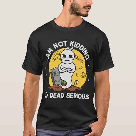 Serious Ghost T-Shirt (Vorderseite)