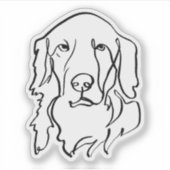 Serious Golden Vibes Aufkleber (Vorderseite)