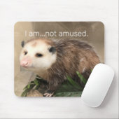 Serious possum mousepad (Mit Mouse)