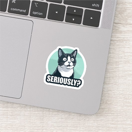 Seriously? Funny Dog Sticker | Sarcastic Reaction  (Ausschnitt)