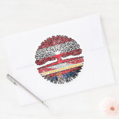 Serm Bisch Österreichisch Österreich Runder Aufkleber (Umschlag)