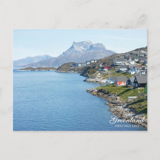 Sermitsiaaq Berg, Nuuk Postkarte (Vorderseite)