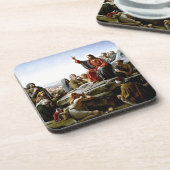 Sermon auf dem Berg - Gemälde von Carl Bloch Getränkeuntersetzer (Linke Seite)