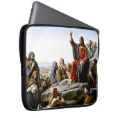 Sermon auf dem Berg - Gemälde von Carl Bloch Laptopschutzhülle (Vorne Rechts)