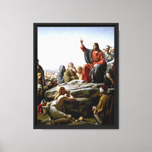 Sermon auf dem Berg - Gemälde von Carl Bloch Leinwanddruck