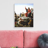 Sermon auf dem Berg - Gemälde von Carl Bloch Leinwanddruck (Insitu (Wohnzimmer))