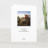 Sermon auf dem Berg Karte (Rückseite)