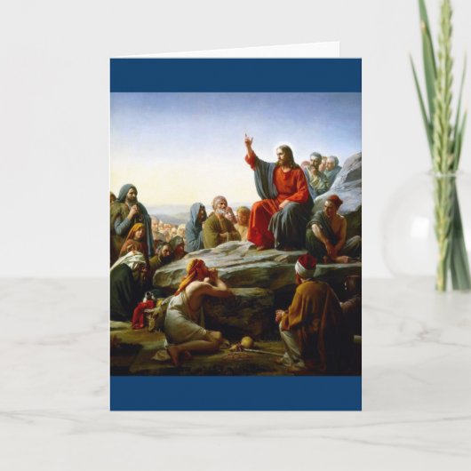 Sermon auf dem Berg Karte (Vorderseite)