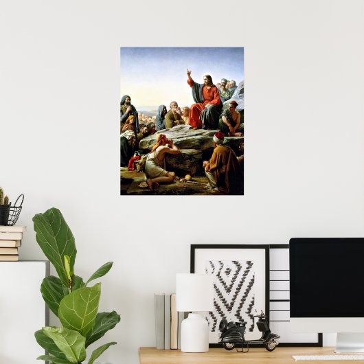 Sermon auf dem Berg Poster (Heimbüro)