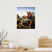 Sermon auf dem Berg Poster (Küche)