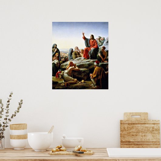 Sermon auf dem Berg Poster (Küche)