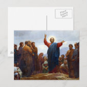 Sermon auf dem Berg Postkarte (Vorne/Hinten)