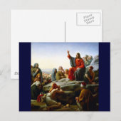 Sermon auf dem Berg Postkarte (Vorne/Hinten)